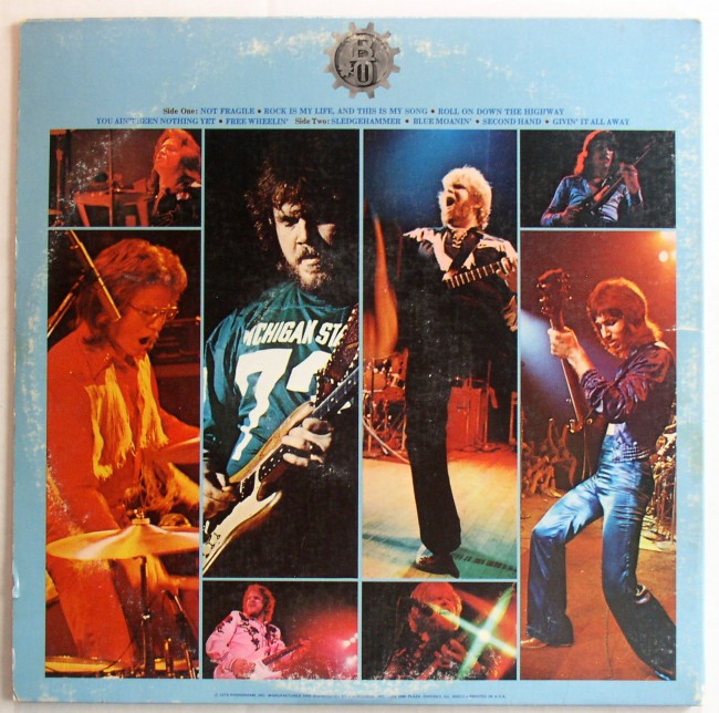 Bachman-Turner Overdrive / Not Fragile LP 3