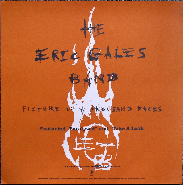 Eric Gales Band / Picture Of A Thousand Faces flat back