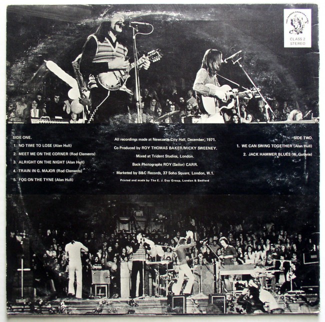 Lindisfarne Live LP 2