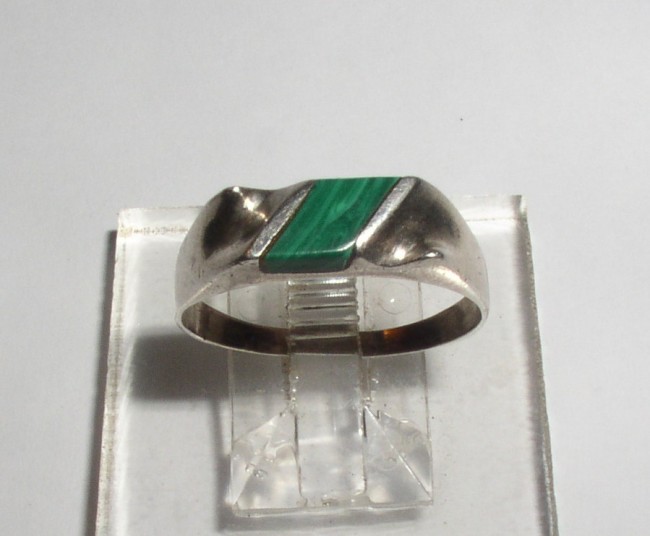 Sterling Malachite Ring 2