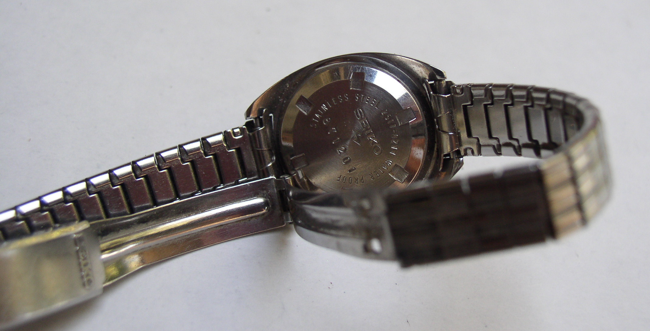 Vintage Seiko Automatic 21 Jewels 2517-0211 Ladies Watch Stainless ...