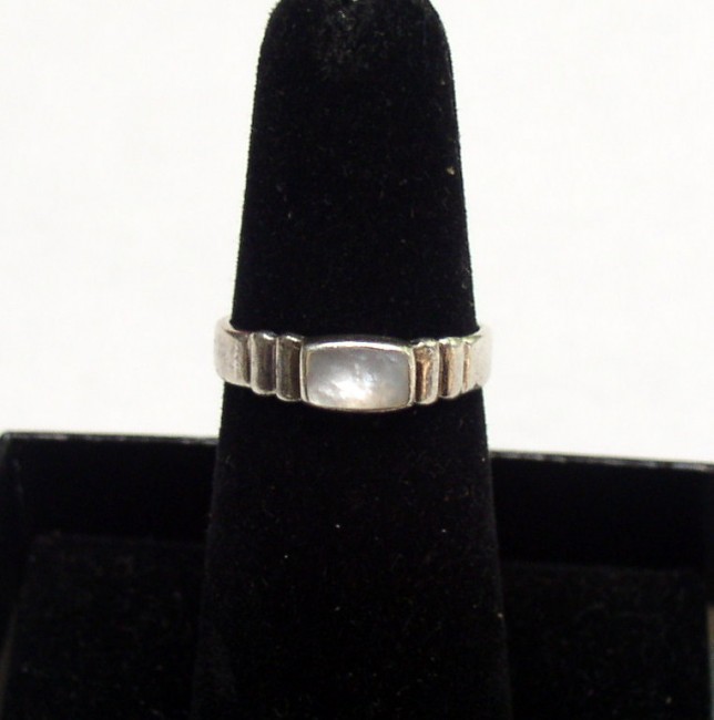 Sterling MOP Ring 1