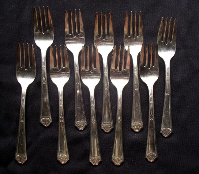 Florentine Silver Plate Forks 1