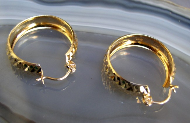 14K Hoop Earrings 3