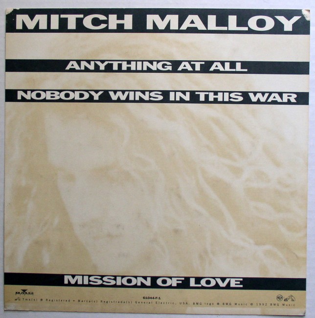 Mitch Malloy promo flat