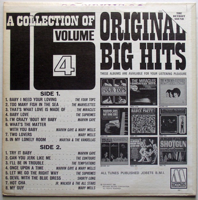 Various / A Collection Of 16 Original Big Hits Vol 4 2