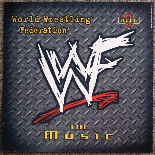 WWF World Wrestling Federation: The Music 3 promo flat 1999 front