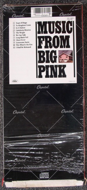 Band / Music From Big Pink longbox back