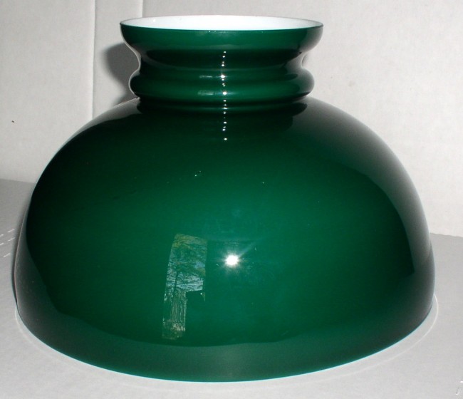 Green Cased Glass Shade 2