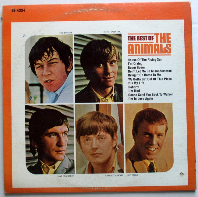 Animals / Best Of LP 1966 2