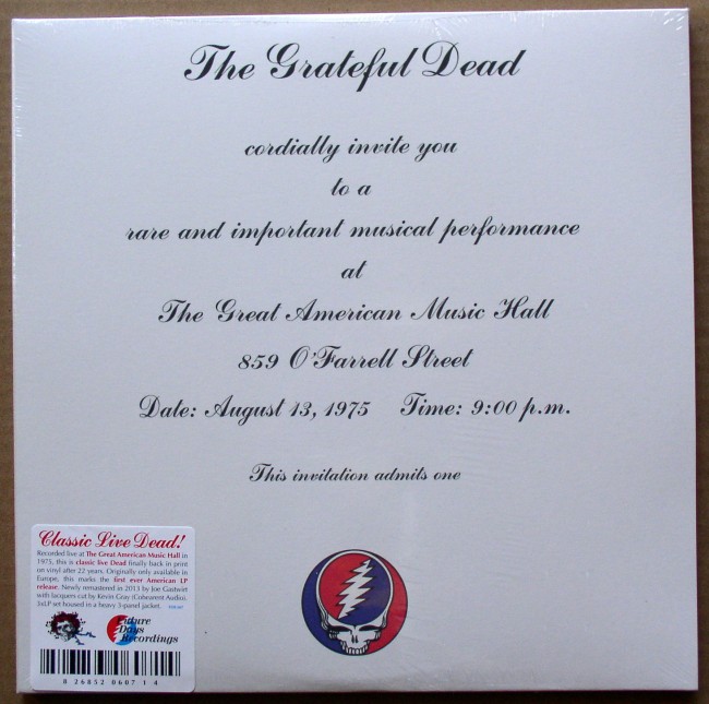 Grateful Dead / One From The Vault LP 2013