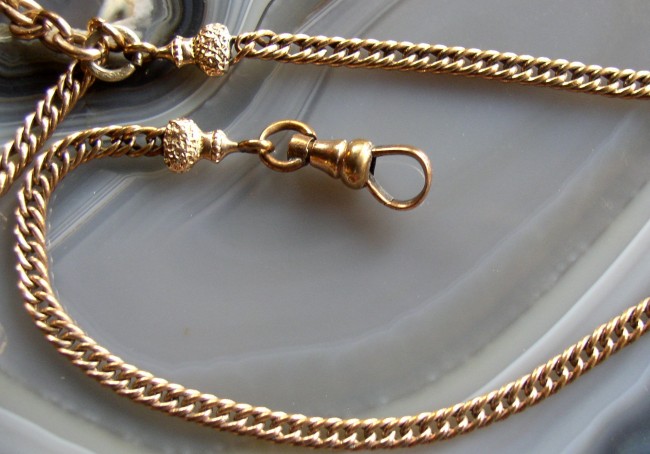 Gold Chain With Football Fob 5