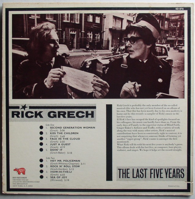 Rick Grech LP 2