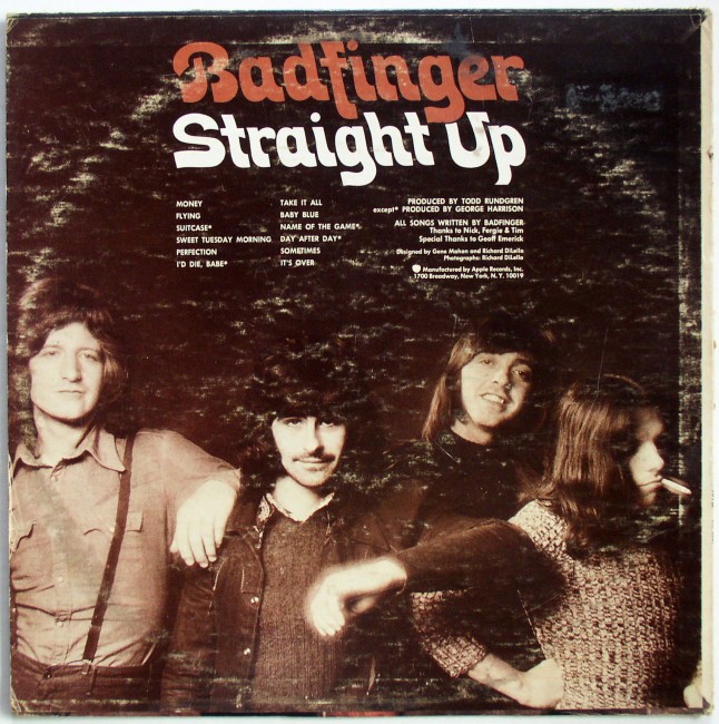 Badfinger / Straight Up LP 2