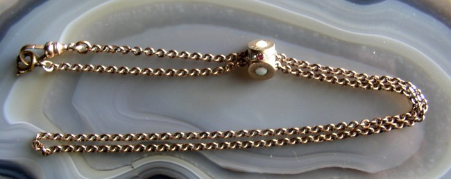 Chain Necklace with slide 1