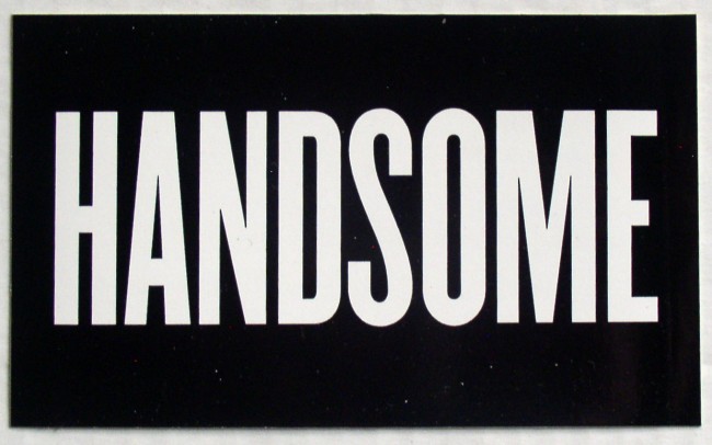 Handsome Sticker