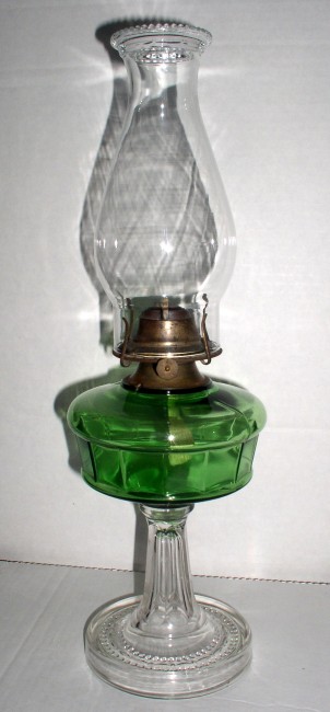 Riverside Green Panel Lamp 1