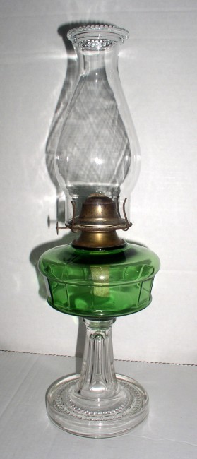 Riverside Green Panel Lamp 2