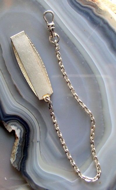 Art Deco Nickel Silver Chain 2