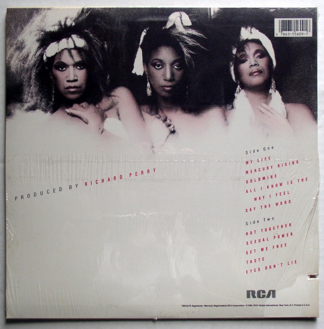 Pointer Sisters Hot Together LP 2