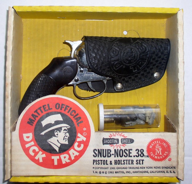 Dick Tracy Pistol & Holster & Ammo 1