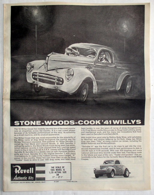Revell '41 Willys, 1963 3