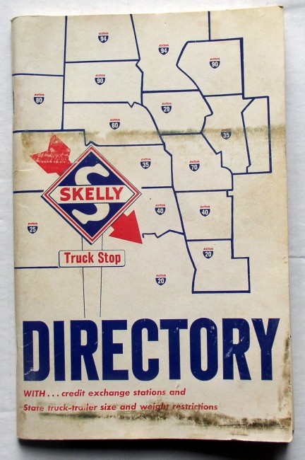 Skelly Truck Stop Directory Circa 1965