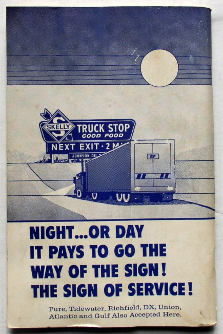 Skelly Truck Stop Directory Circa 1965