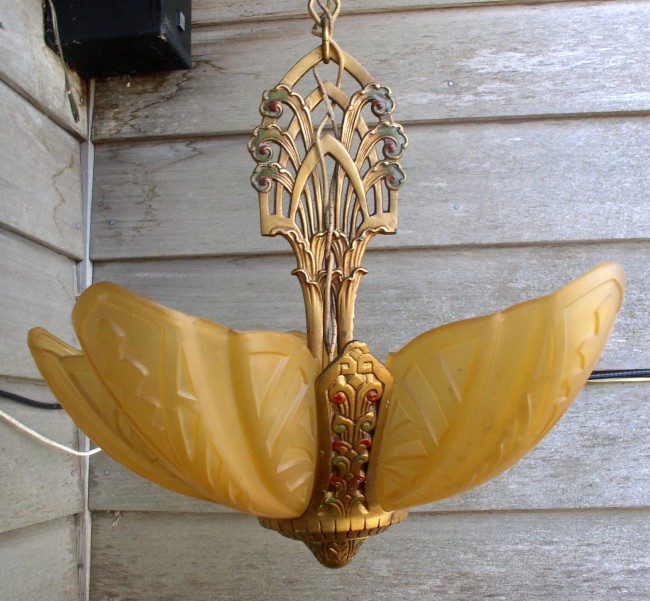 Slip Shade Chandelier 2