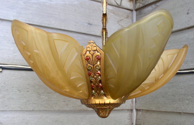 Slip Shade Chandelier 4