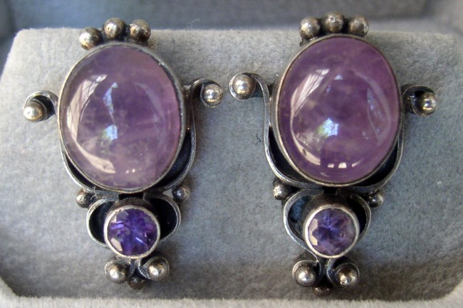 Amethyst Earrings 1