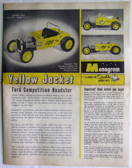 1962 Monogram Yellow Jacket 5