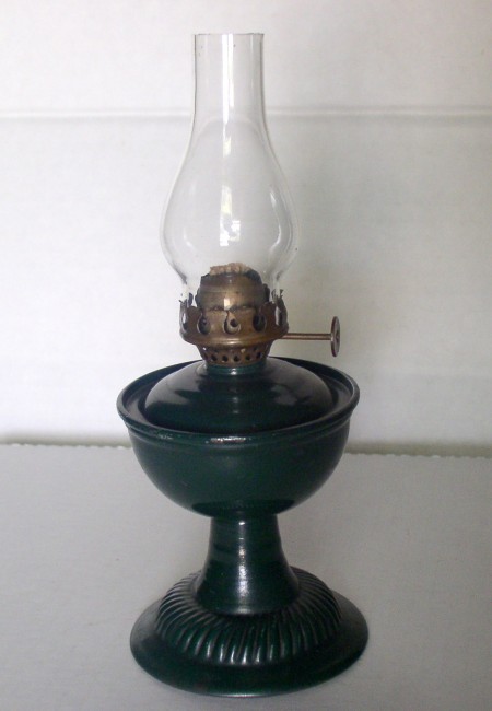 Green Tin Lamp 5