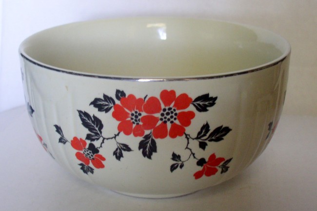 Hall Red Poppy Mixing Bowl 2