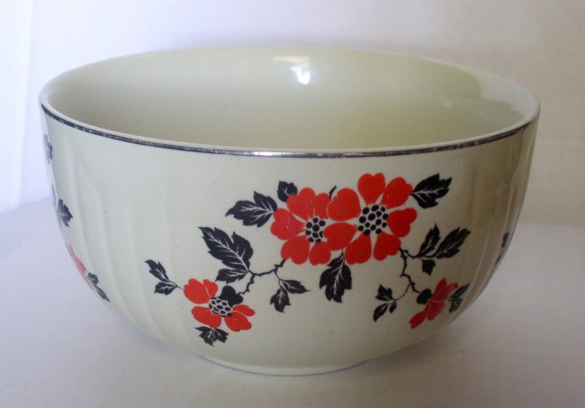 Hall Red Poppy Mixing Bowl 3