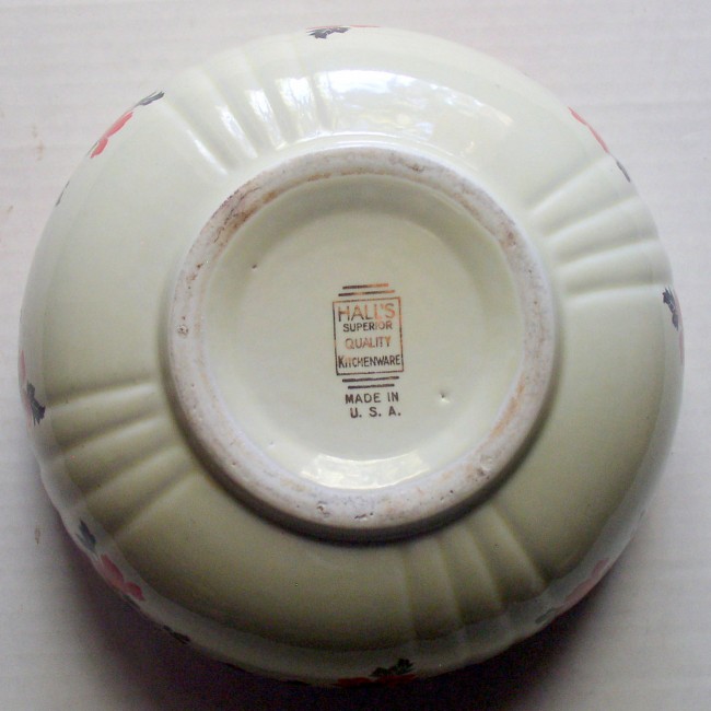 Hall Red Poppy Mixing Bowl 5