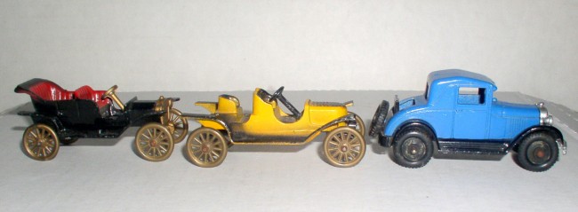 3 Tootsietoy Cars