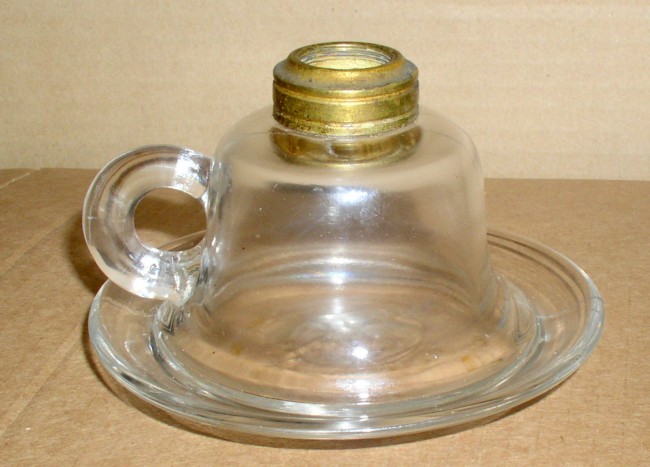 Cup & Saucer Finger Oil Lamp 3
