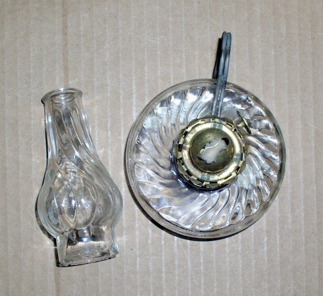 Rib Swirl Mini Oil Lamp 5