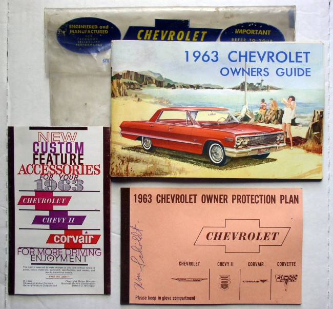 1963 Chevrolet Owner's Guide