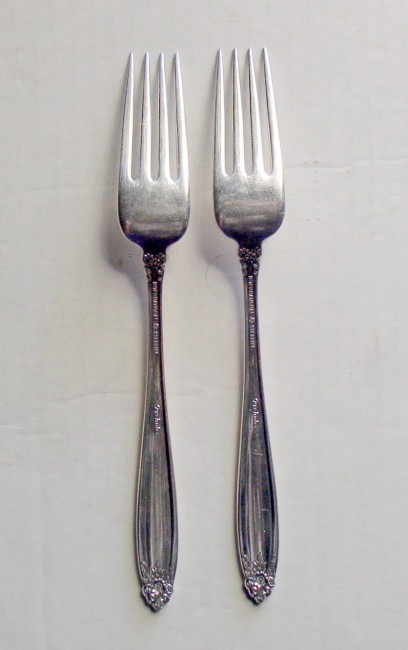 International 1939 PRELUDE pattern Forks 7 1/4" 2