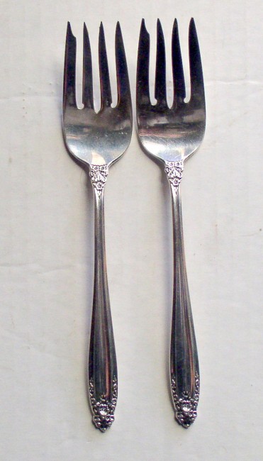 International 1939 PRELUDE pattern salad fork 6 5/8" 1