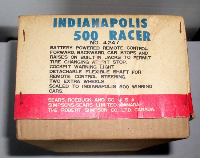 Sears Indianapolis 500 Racer 4247 12