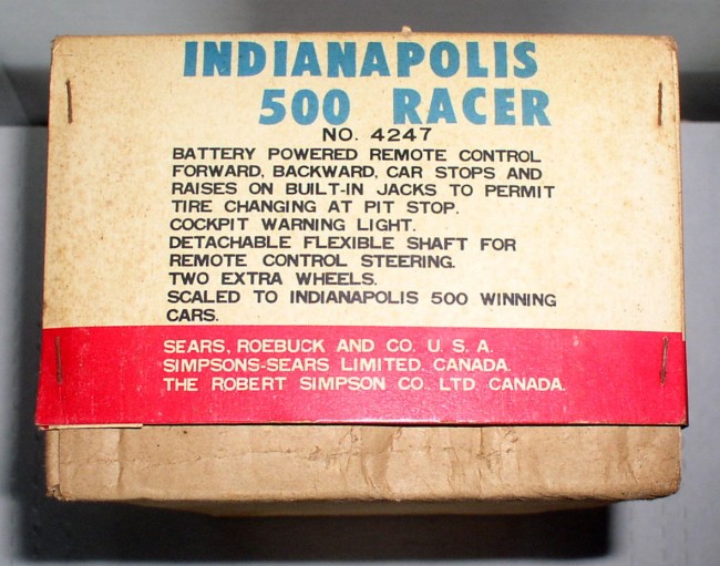 Sears Indianapolis 500 Racer 4247 13