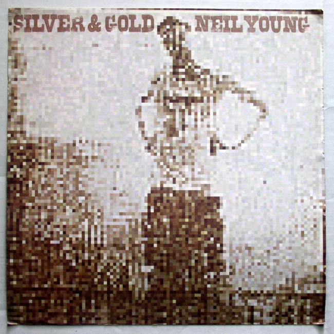 Promo Flat  Neil Young Silver And Gold 2