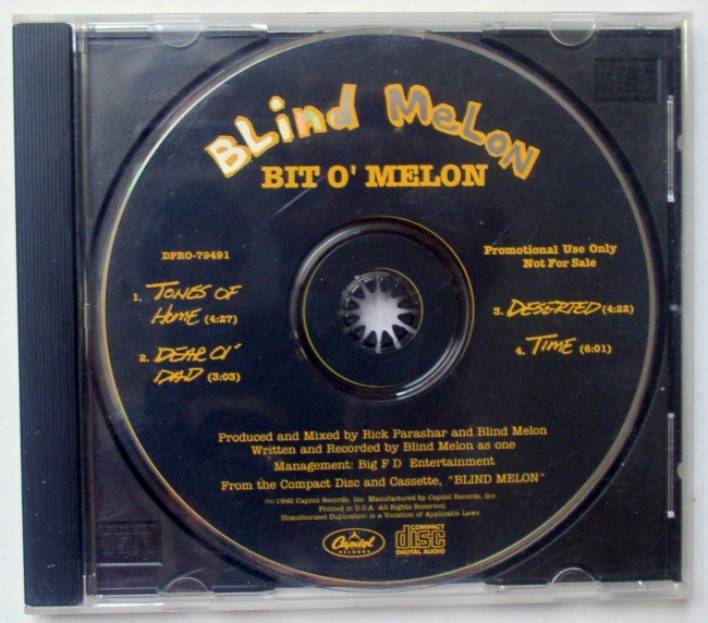 Blind Melon Promo CD Bit O' Melon