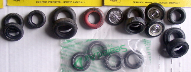 Assorted 1/25 Scale Rubber Tires 6