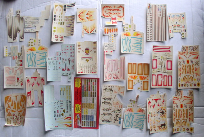 25 Partial Sheets Decals 1