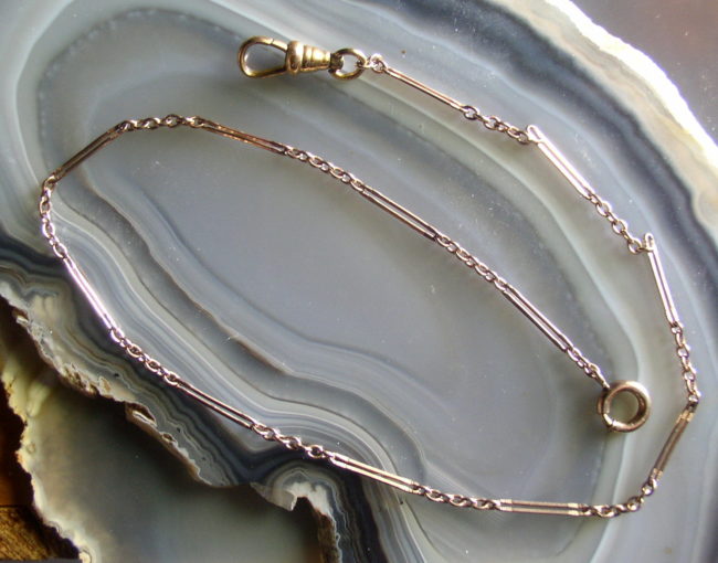 Art Deco 13.5" Watch Chain 1