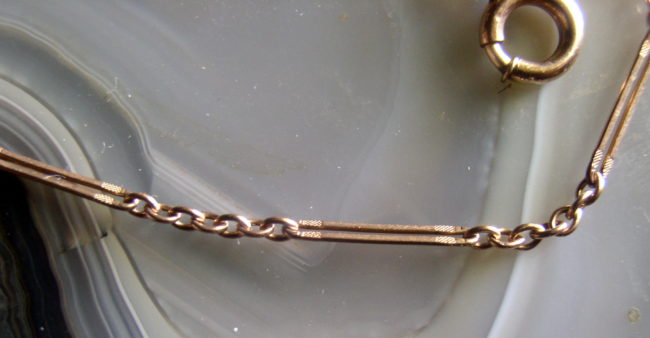 Art Deco 13.5" Watch Chain 2